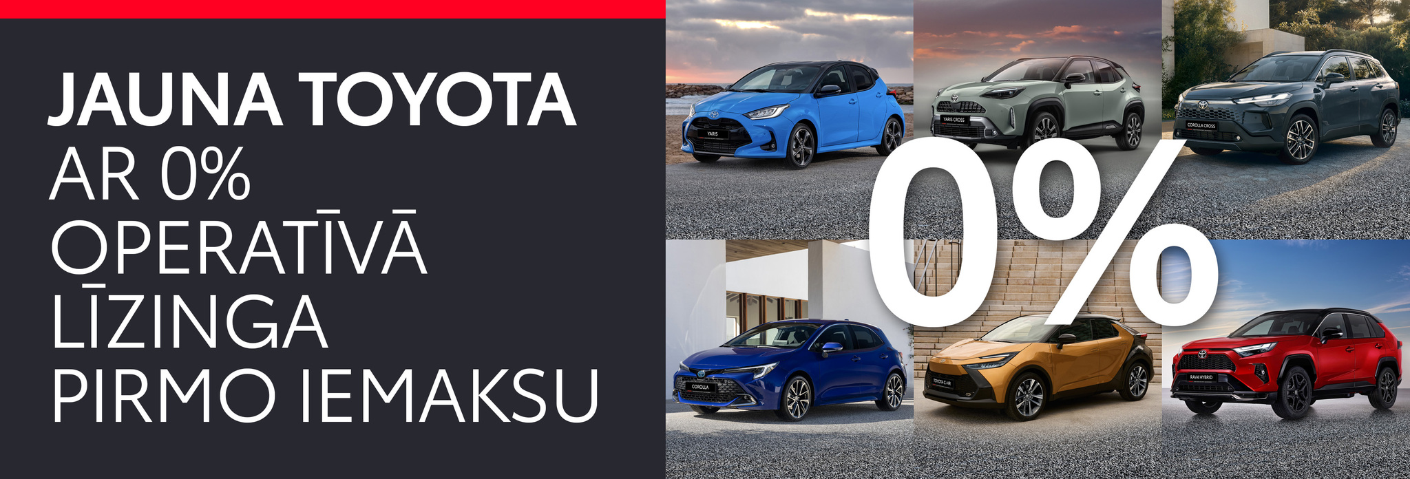 TIKAI AMSERV – TOYOTA AR 0% PIRMO IEMAKSU!
