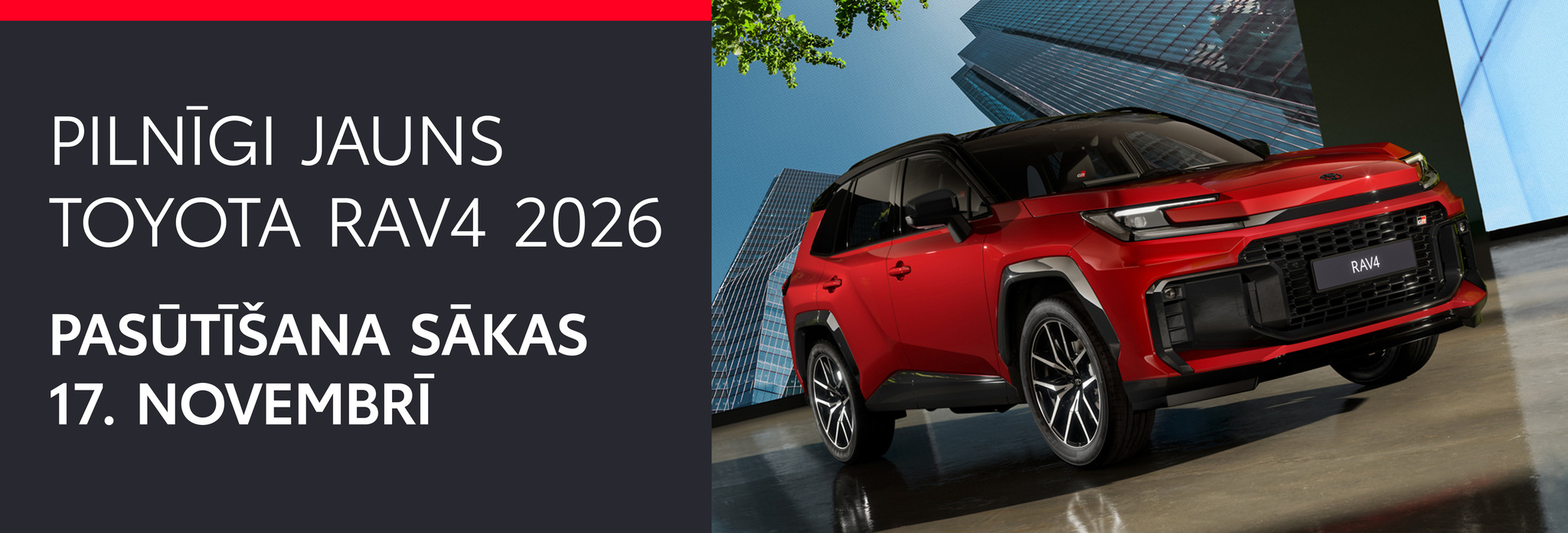 Pilnīgi jaunais Toyota RAV4 2026