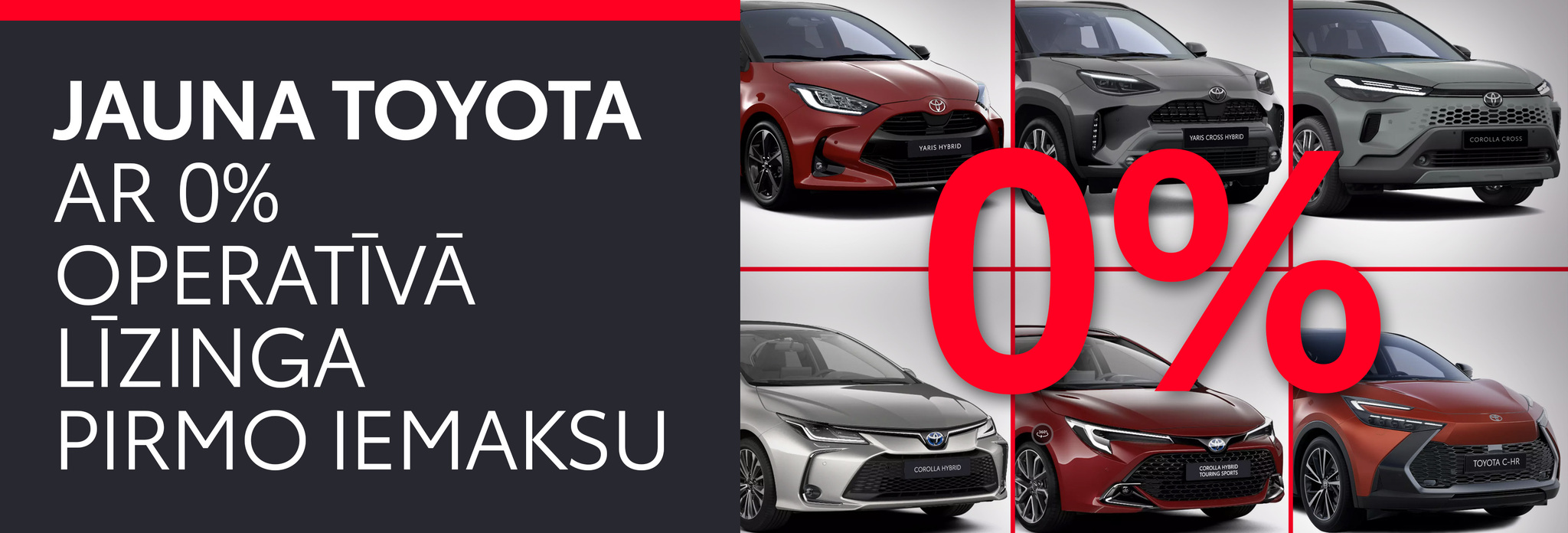 TIKAI AMSERV – TOYOTA AR 0% PIRMO IEMAKSU!